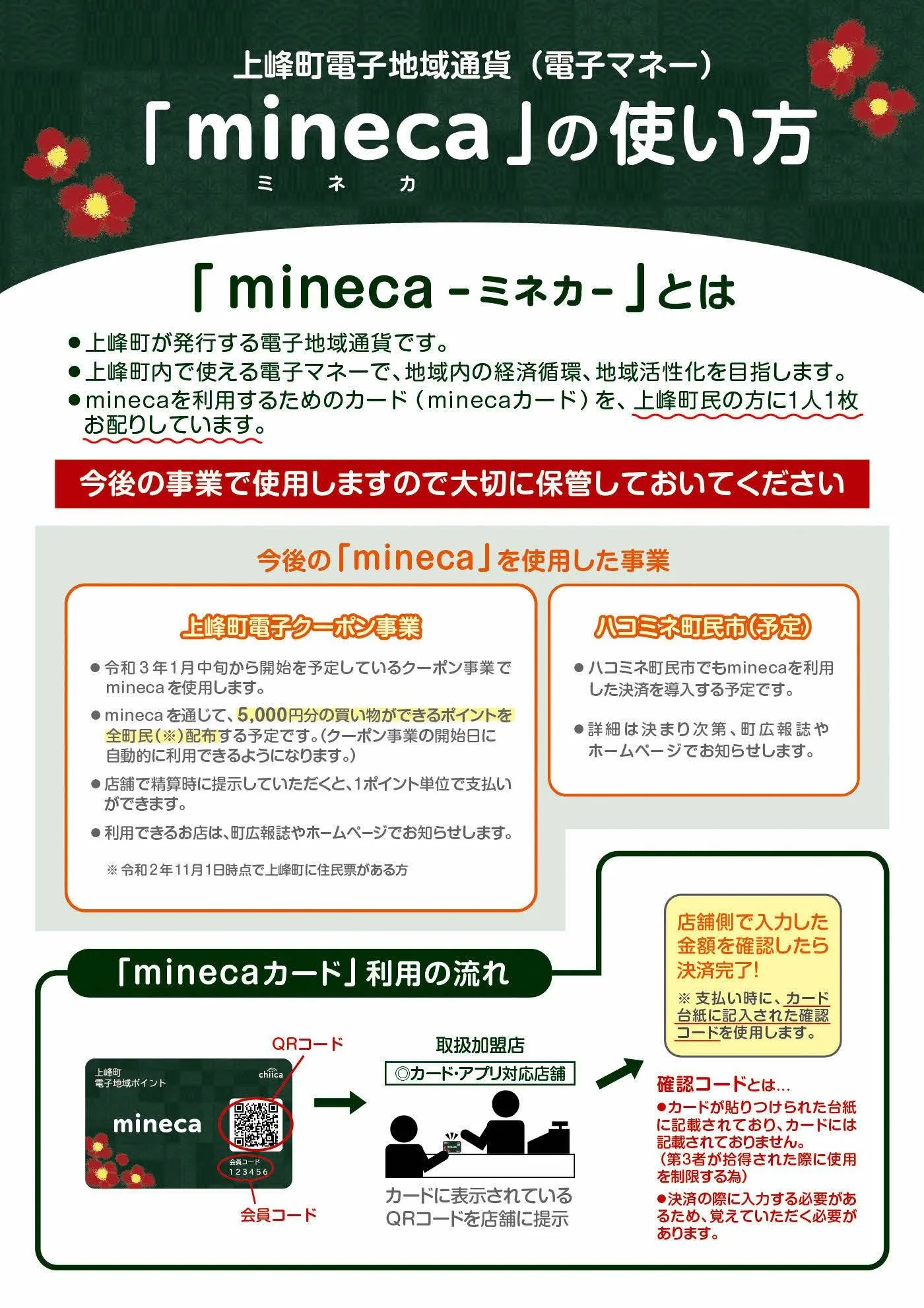 地域通貨 minecaイメージ